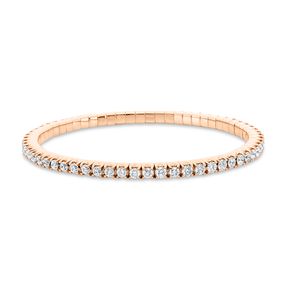 Armband aus 750 Gold Rotgold 62 Brillanten 5,12ct TW-SI L:17cm