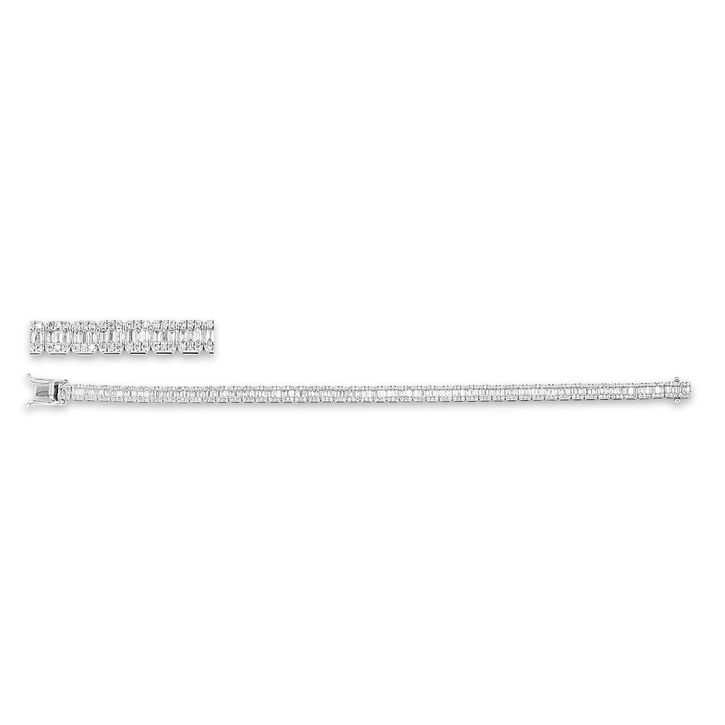 Armband aus 585 Weißgold 432 Brillanten 2.4ct