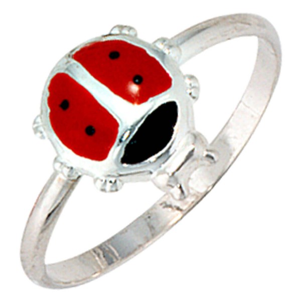 Schmuck-Set Marienkäfer 925 Silber 42cm