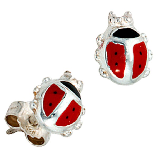 Schmuck-Set Marienkäfer 925 Silber 42cm