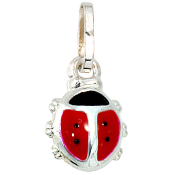 Schmuck-Set Marienkäfer 925 Silber 42cm