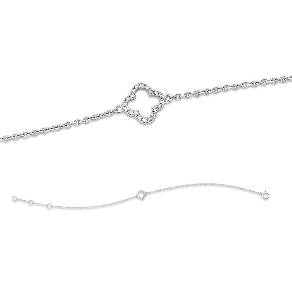 Armband aus 750 Weißgold 20 Brillanten 0.04ct