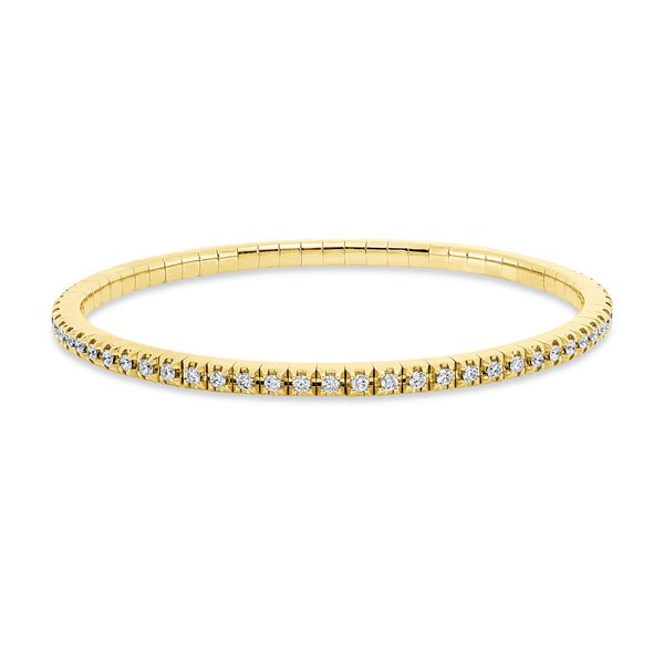 Armband Flex-Band aus 750 Gelbgold 66 Brillanten 1.39ct