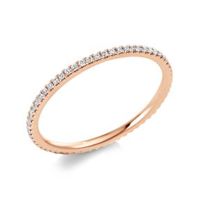 Memoire Ring aus 585 Gold Rotgold 55 Brillanten 0,21ct TW-SI B:1,2mm