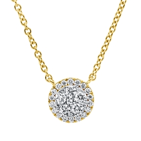 Collier aus 750 Gelbgold 29 Diamanten 0,26ct TW-SI L:45,7cm Fassung rhodiniert Collier aus 750 Gelbgold 29 Diamanten 0,26ct TW-SI L:45,7cm Fassung rhodiniert