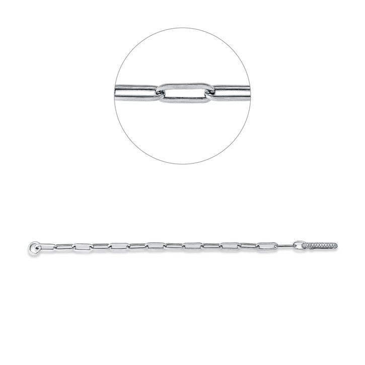 Armband aus 585 Weißgold 91 Brillanten 0.7ct