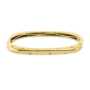 Armreif aus 750 Gold Gelbgold 34 Brillanten 0,89ct TW-SI 47x57mm Armreif aus 750 Gold Gelbgold 34 Brillanten 0,89ct TW-SI 47x57mm