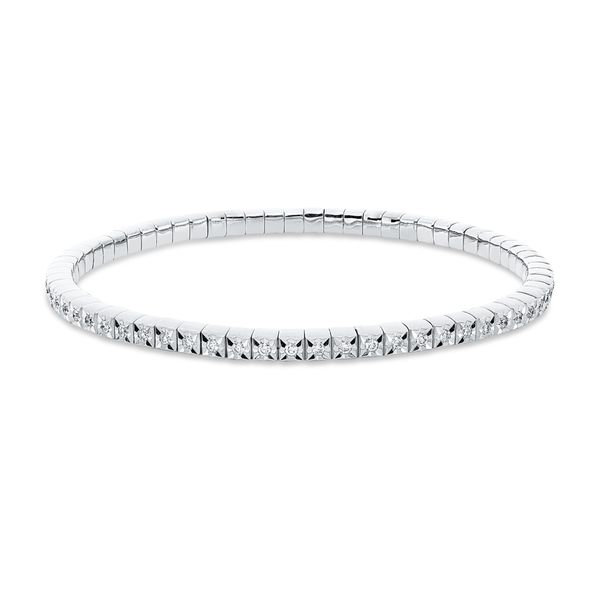 Armband aus 750 Weißgold 65 Brillanten 0.75ct