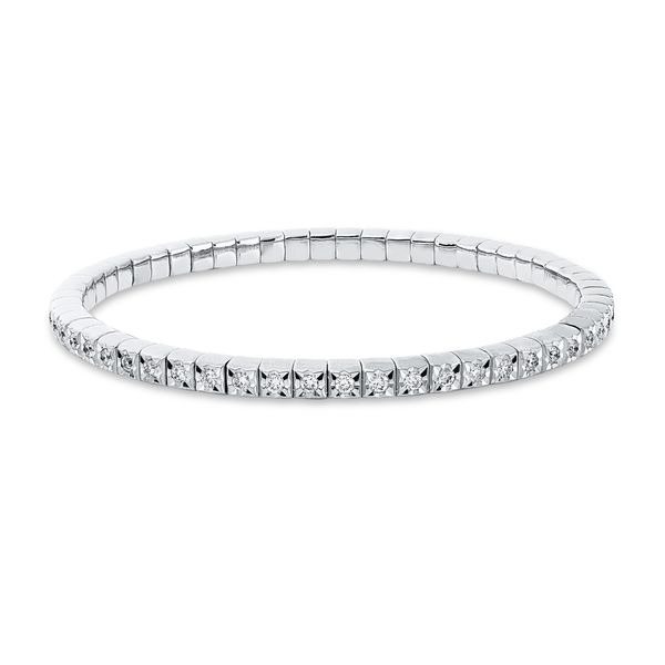 Armband aus 750 Weißgold 56 Brillanten 1.5ct