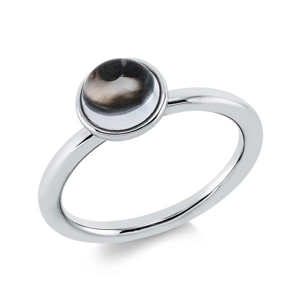 Ring aus 750 Weißgold Amethyst