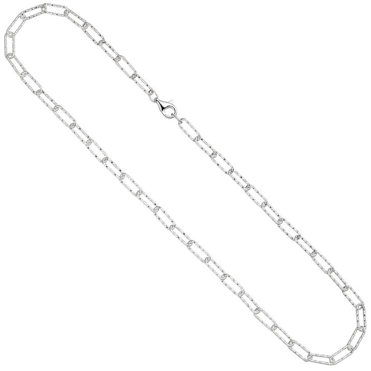 5mm Anker-Weit-Rechteck Kette aus 925 Silber 50cm