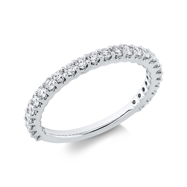 Ring aus 750 Weißgold 25 Brillanten 0.56ct