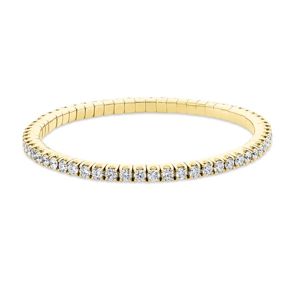 Armband Flex-Band aus 750 Gelbgold 61 Brillanten 4.93ct