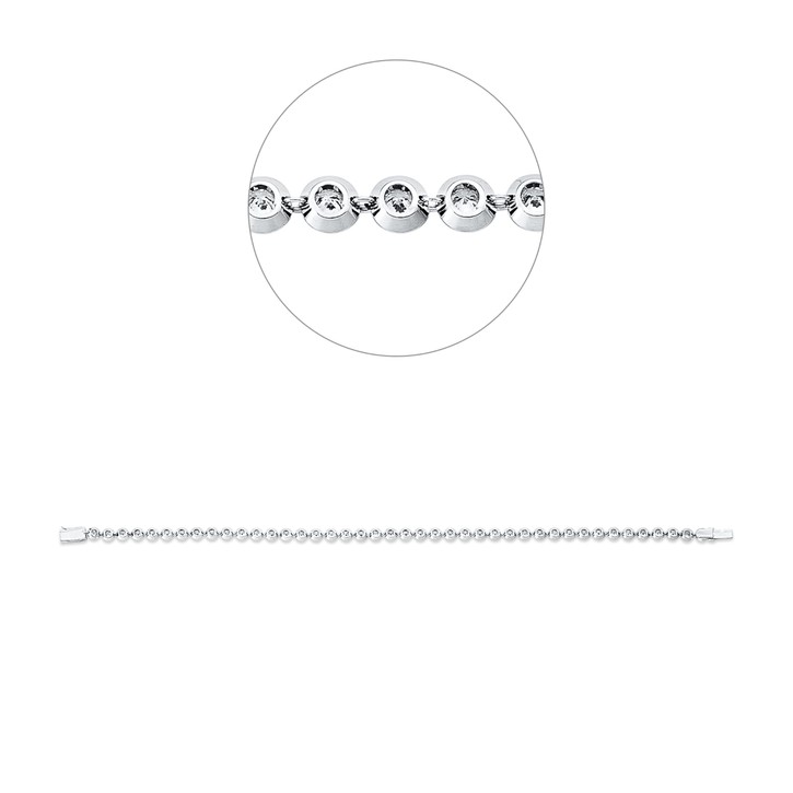 Armband aus 585 Weißgold 44 Brillanten 1.31ct
