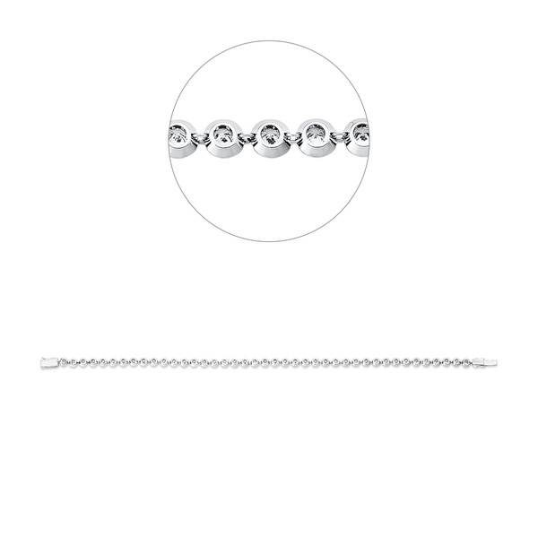 Armband aus 585 Weißgold 44 Brillanten 1.31ct