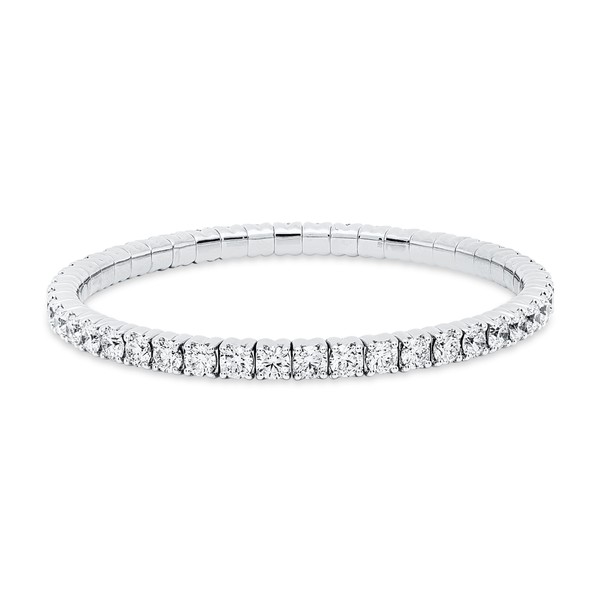 Armband Flex-Band aus 750 Weißgold 46 Brillanten 9.2ct