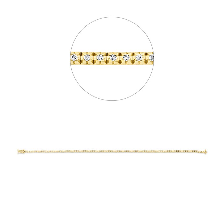 Armband aus 750 Gelbgold 103 Brillanten 0.4ct