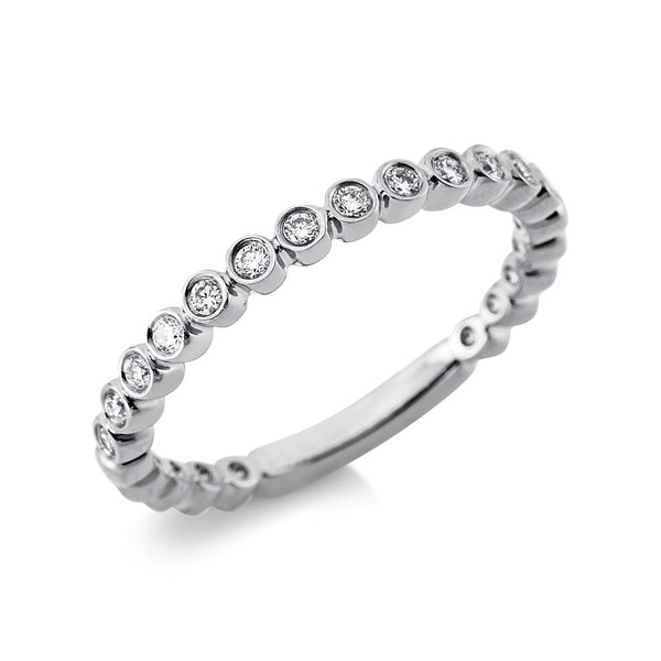 Ring aus 750 Weißgold 13 Brillanten 0.13ct