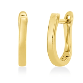 Creolen aus 750 Gold Gelbgold 13,5x2mm poliert Creolen aus 750 Gold Gelbgold 13,5x2mm poliert