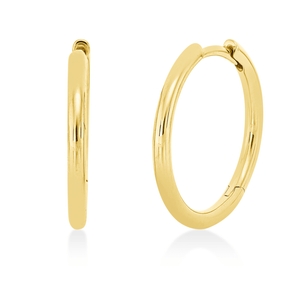 Creolen aus 750 Gold Gelbgold 17,7x1,7mm