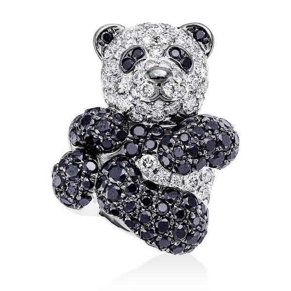 Anhänger aus 750 Weißgold 141 Brillanten 1.55ct