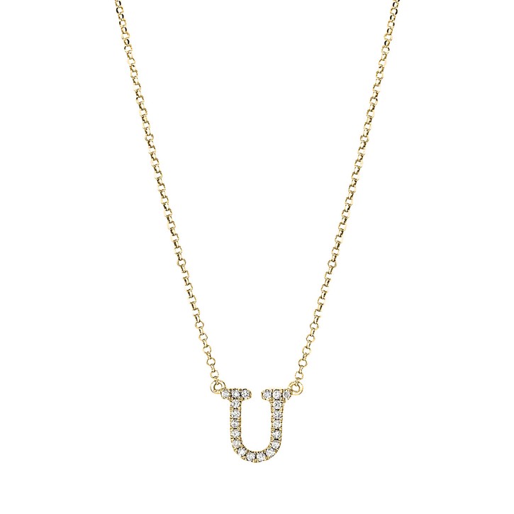 Collier aus 750 Gelbgold 20 Brillanten 0.08ct