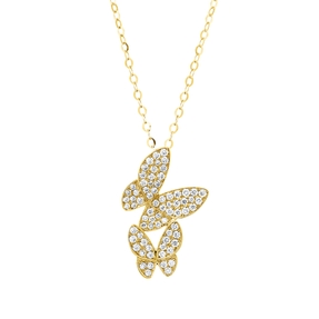 Collier aus 750 Gold Gelbgold 72 Brillanten 0,3ct TW-SI L:50,8cm Collier aus 750 Gold Gelbgold 72 Brillanten 0,3ct TW-SI L:50,8cm