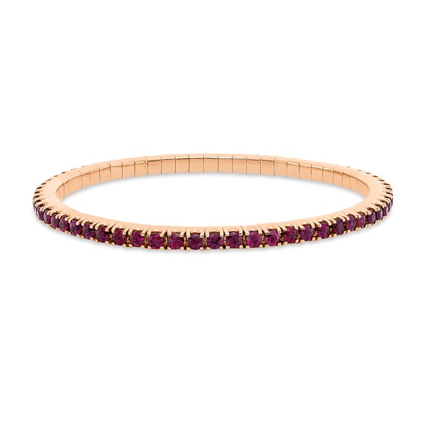 Armband Flex-Band aus 750 Rotgold 71 Rubine