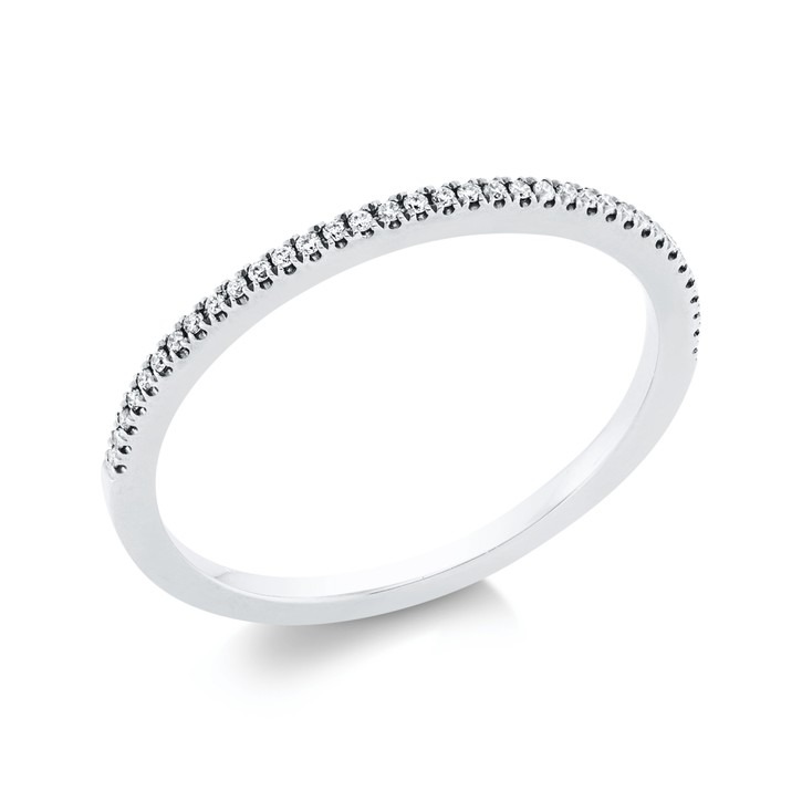 Ring aus 585 Weißgold 35 Brillanten 0.07ct
