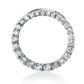 Anhänger Kreis aus 750 Weißgold 26 Brillanten 0,32ct TW-VSI/SI Ø14,2mm
