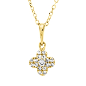 Collier aus 750 Gold Gelbgold 17 Diamanten 0,09ct TW-VSI/SI L:45cm Collier aus 750 Gold Gelbgold 17 Diamanten 0,09ct TW-VSI/SI L:45cm