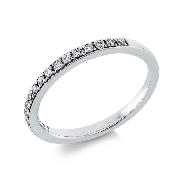 Ring aus 750 Weißgold 17 Brillanten 0.18ct