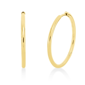 Creolen aus 750 Gold Gelbgold 25,6x1,7mm
