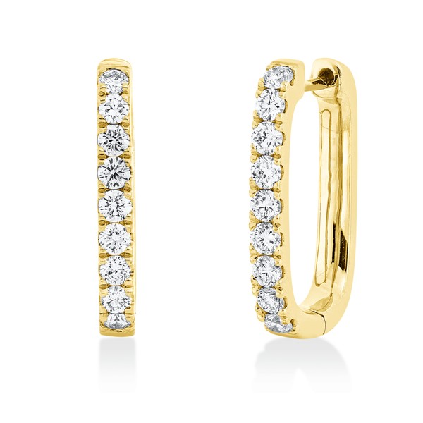 Creolen aus 750 Gelbgold 18 Brillanten 0.77ct