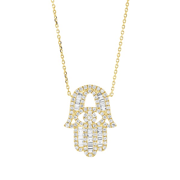 Collier aus 750 Gelbgold 115 Brillanten 0.54ct