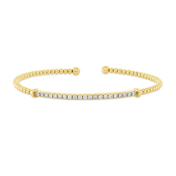 Armreif aus 585 Gelbgold 21 Brillanten 0.53ct