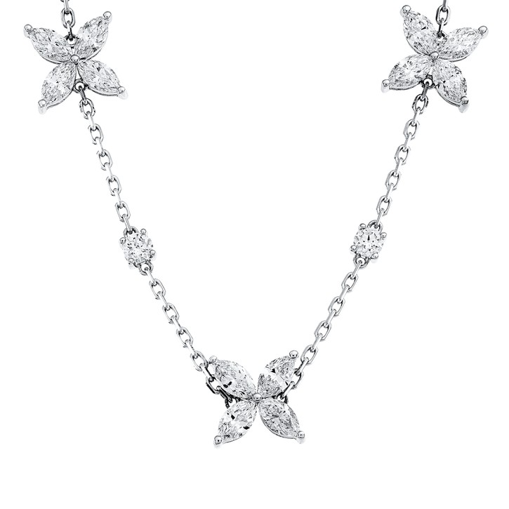Collier aus 750 Weißgold 16 Brillanten 2.31ct