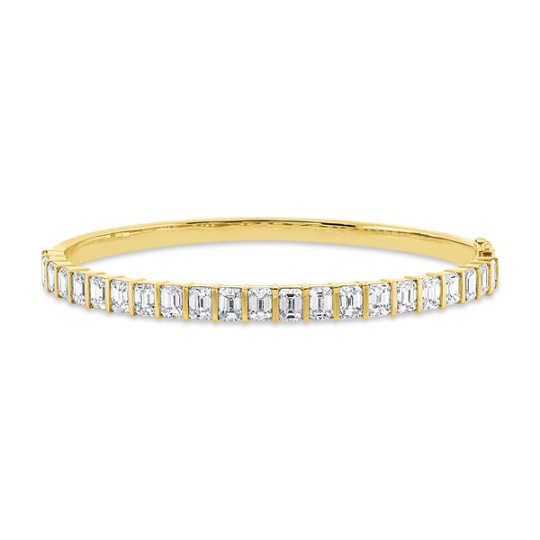 Armreif aus 750 Gelbgold 22 Diamanten 6.86ct