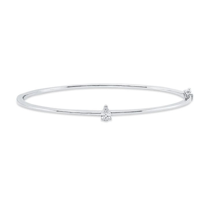 Armreif aus 750 Weißgold Diamant 0.19ct