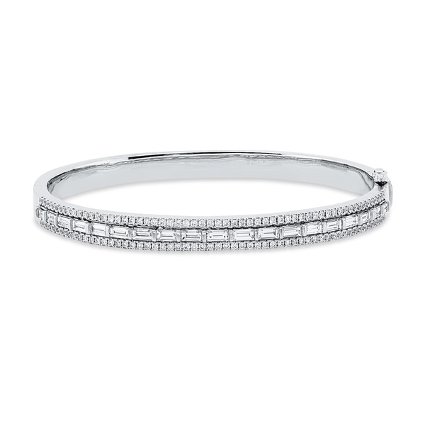 Armreif aus 750 Weißgold 133 Brillanten 1.99ct