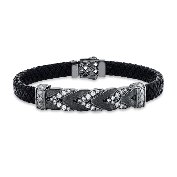 Armband aus 585 Weißgold 27 Brillanten 0.72ct
