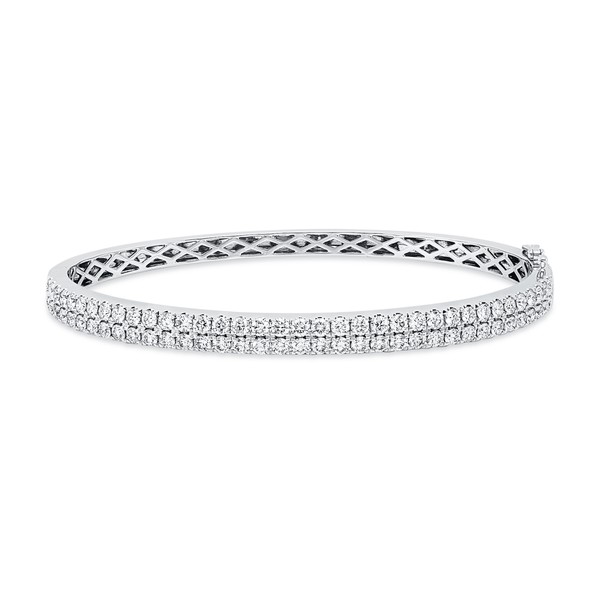 Armreif aus 750 Weißgold 72 Brillanten 2.2ct
