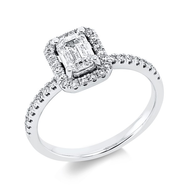 Ring aus 585 Weißgold 39 Brillanten 1.02ct