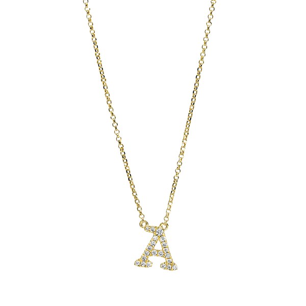 Collier aus 750 Gelbgold 21 Brillanten 0.08ct