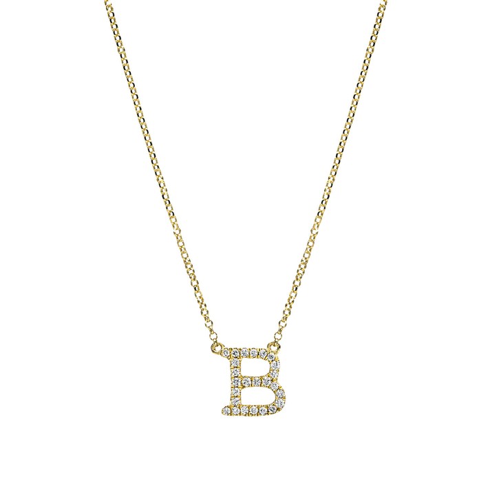 Collier aus 750 Gelbgold 25 Brillanten 0.11ct