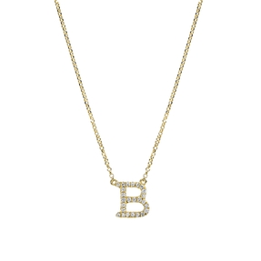 Collier aus 750 Gold Gelbgold 25 Brillanten 0,11ct TW-SI L:43,2cm