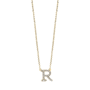 Collier aus 750 Gold Gelbgold 23 Brillanten 0,1ct TW-SI L:43,2cm