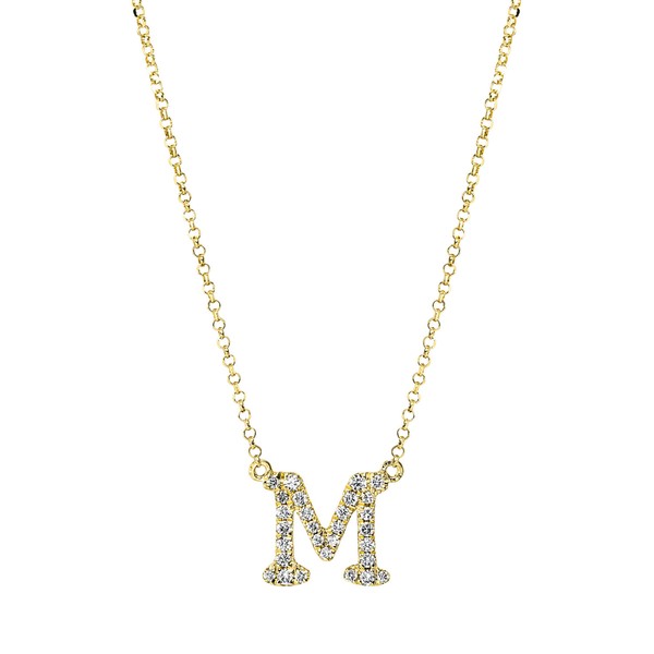 Collier aus 750 Gelbgold 29 Brillanten 0.14ct