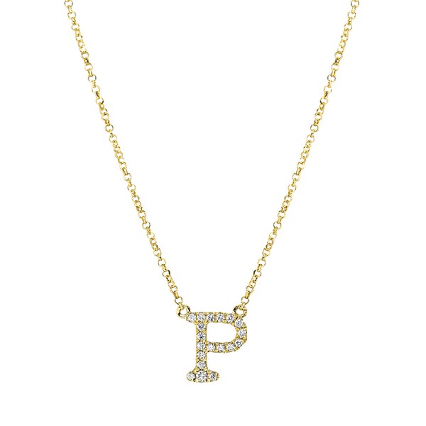 Collier aus 750 Gelbgold 19 Brillanten 0.08ct