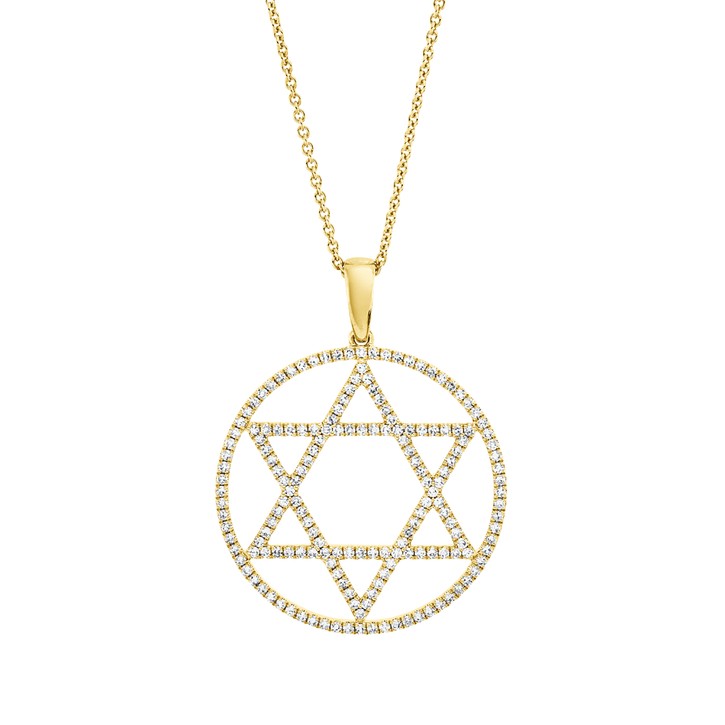 Collier aus 750 Gelbgold 174 Brillanten 0.54ct